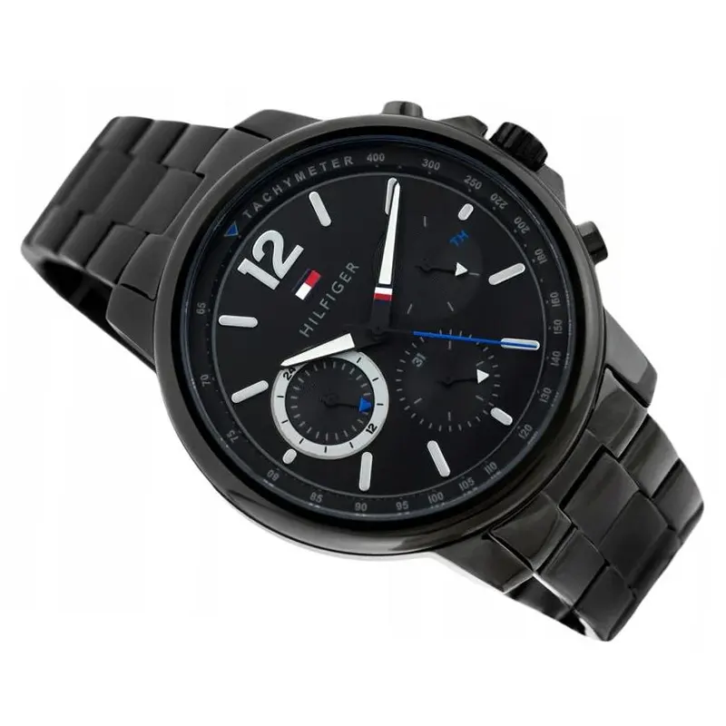 Tommy Hilfiger Landon Black Dial Quartz Men's Watch- 1791529